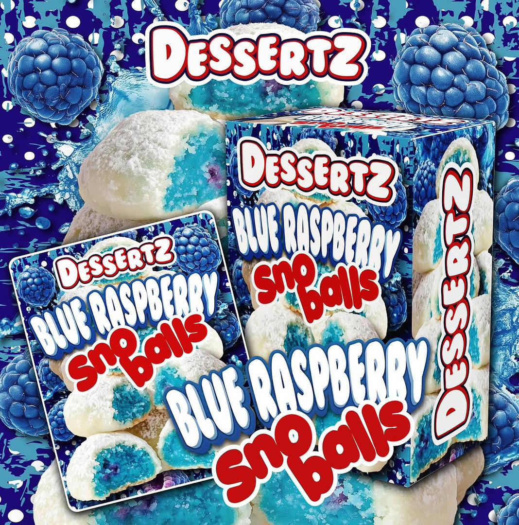 Dessertz Blue Raspberry Snoballs Strain
