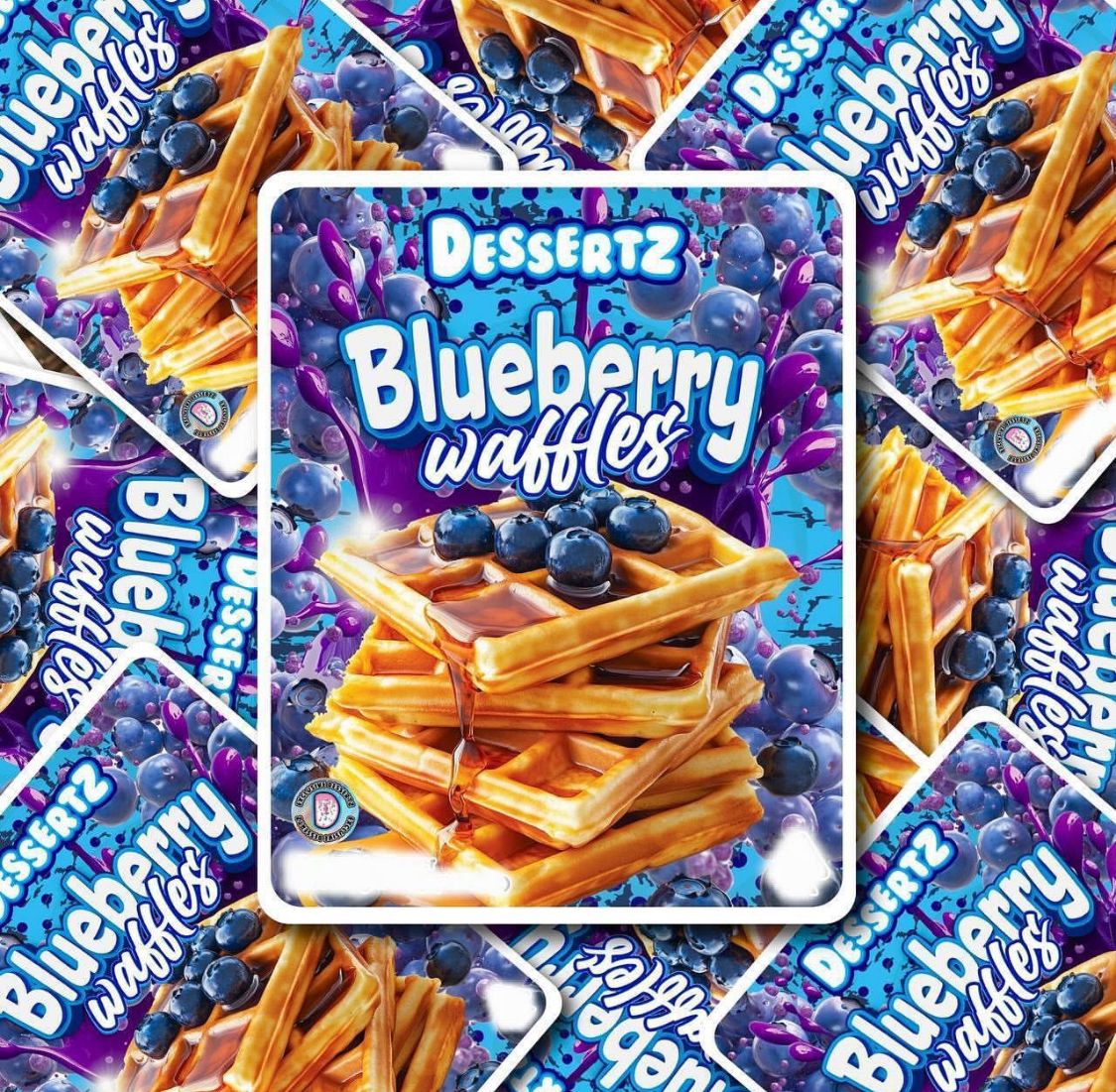 Dessertz Blueberry Waffles