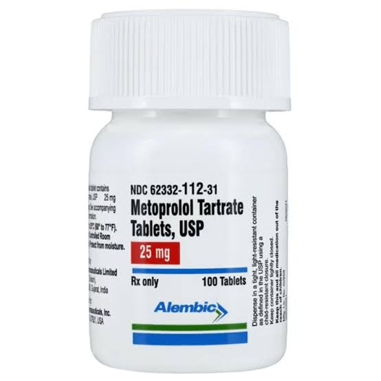 Metoprolol Tartrate Research Tablets (25mg)