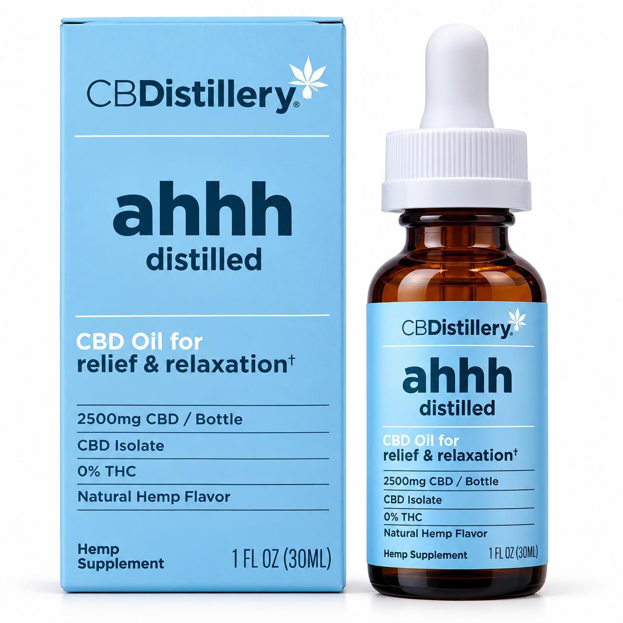 CBD Isolate Tincture 2500mg (30ml) - CBD